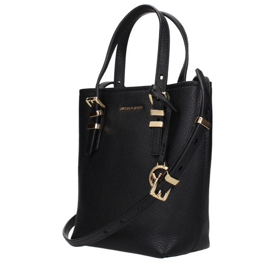 Michael Kors Schwarze Lederhandtaschen