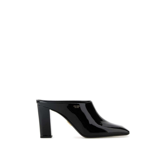 Prada Leder-Pantoletten 85mm