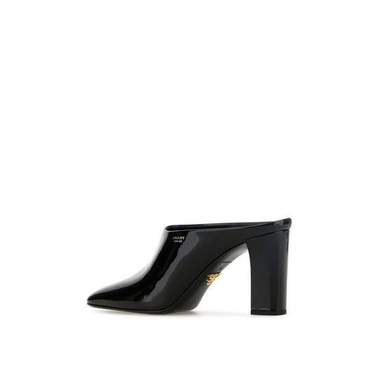 Prada Leder-Pantoletten 85mm