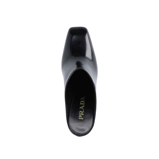 Prada Leder-Pantoletten 85mm
