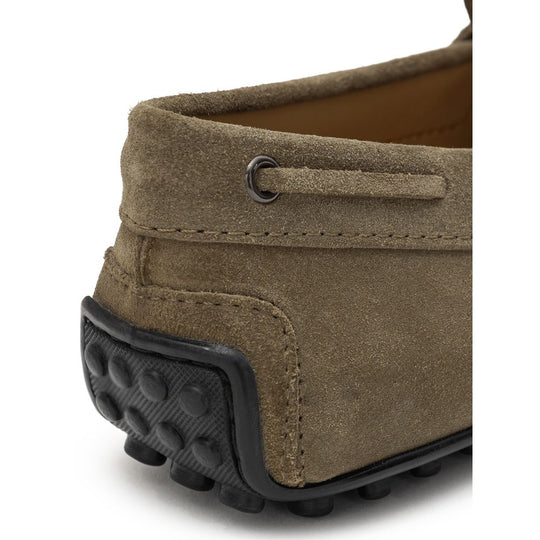 Tod's Beige Wildleder Mokassin