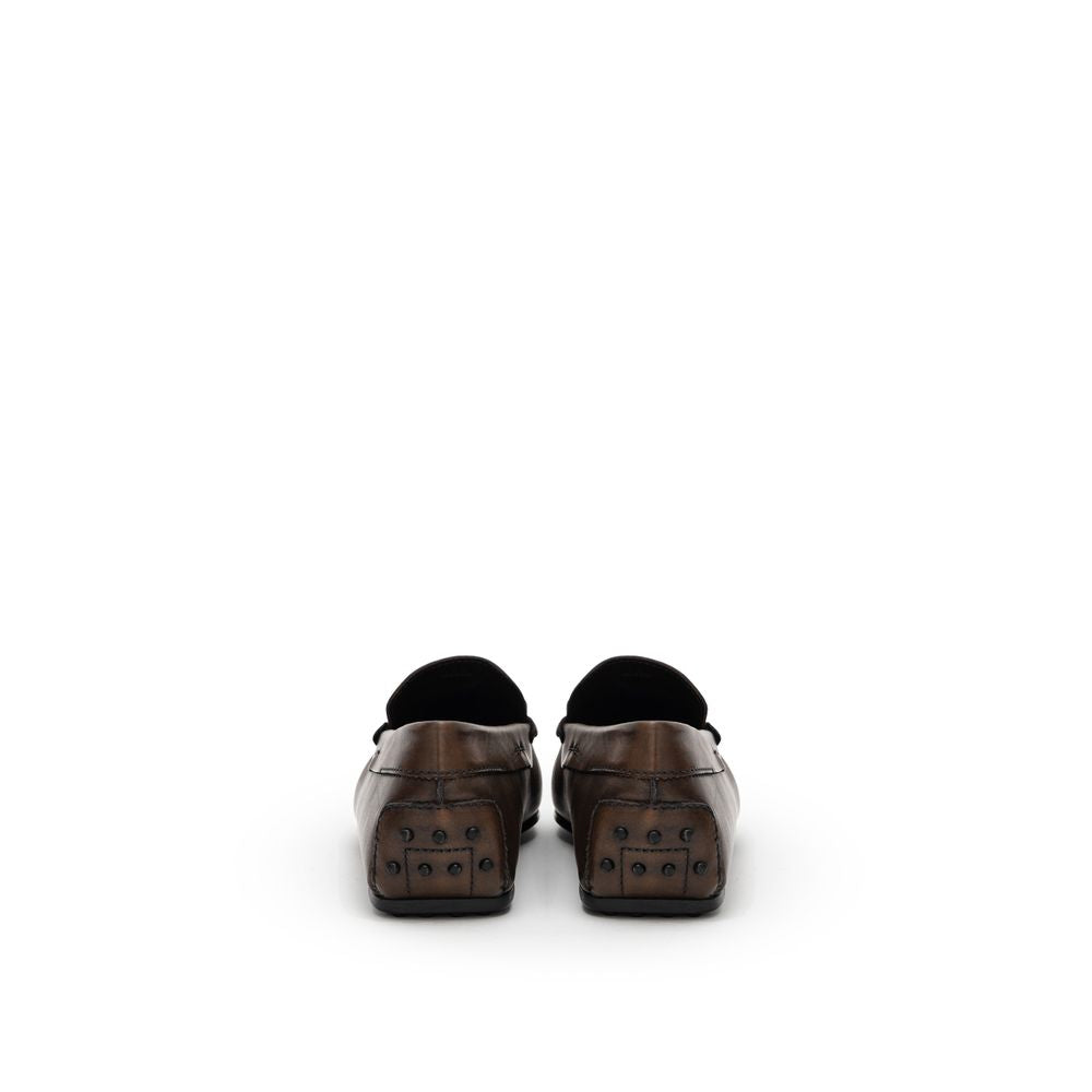 Tod's Brauner Leder-Mokassin