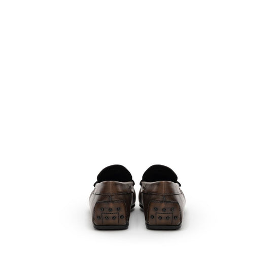 Tod's Brauner Leder-Mokassin