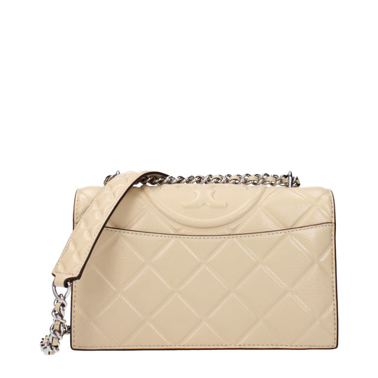 Tory Burch Beige Leder Crossbody-Taschen
