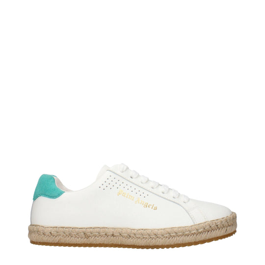 Palm Angels Weiße Leder-Low Tops
