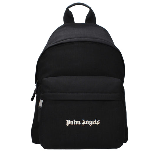 Palm Angels Rucksäcke aus schwarzem Stoff