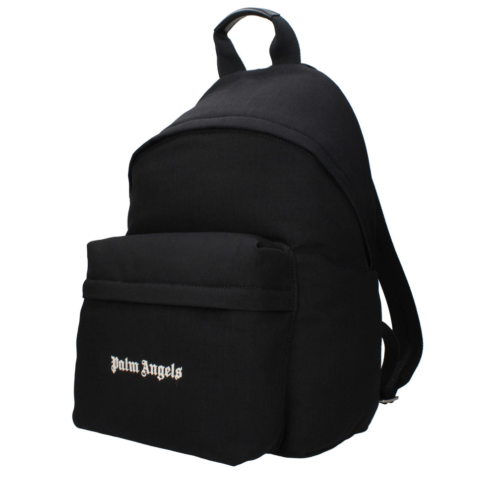 Palm Angels Rucksäcke aus schwarzem Stoff