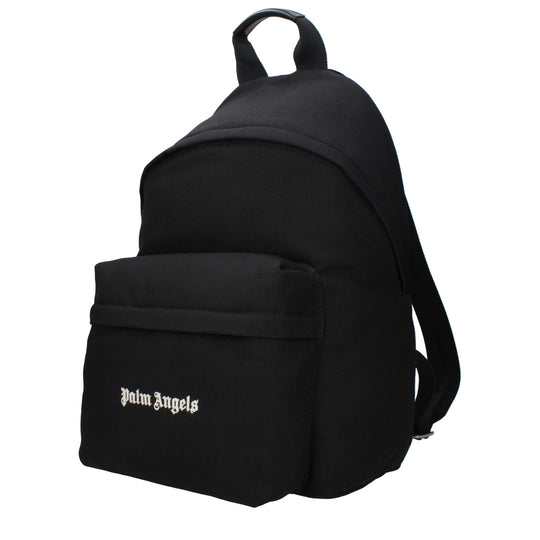Palm Angels Rucksäcke aus schwarzem Stoff