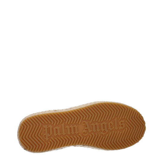 Palm Angels Weiße Leder-Low Tops
