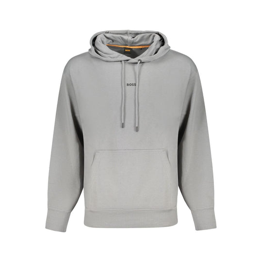 Hugo Boss Grauer Baumwollpullover für Männer