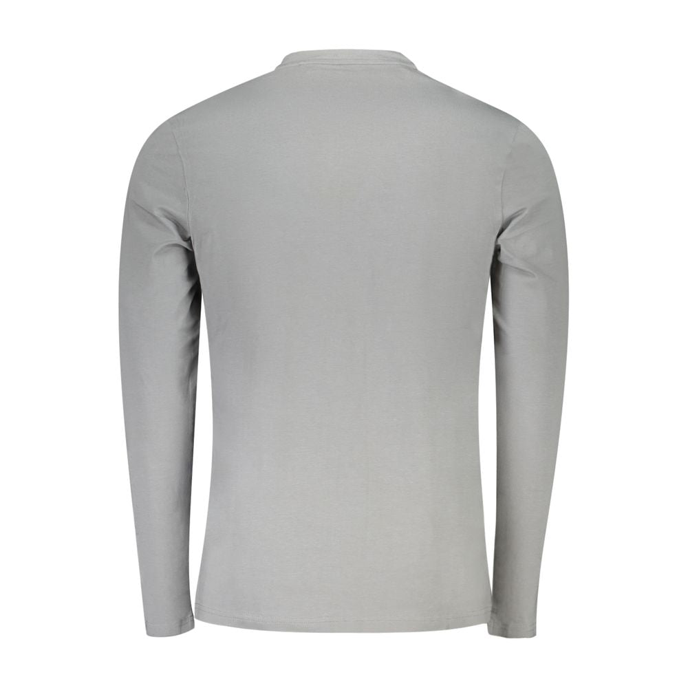 Hugo Boss Graues Baumwolle Männer T-Shirt