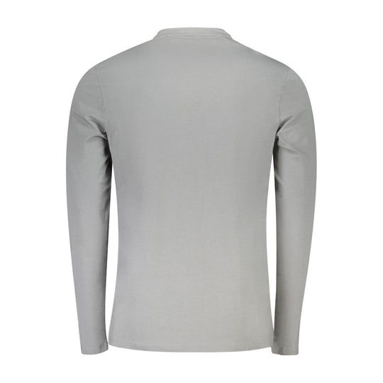 Hugo Boss Graues Baumwolle Männer T-Shirt