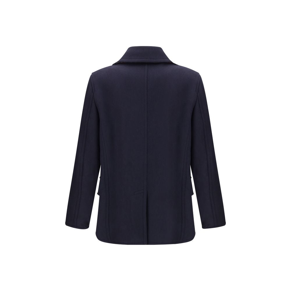 Burberry Erbsenmantel aus Wolle