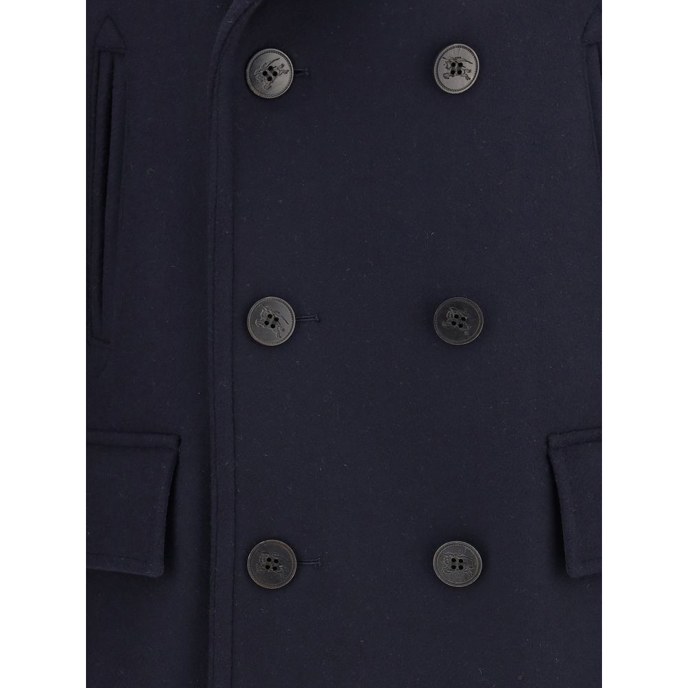 Burberry Erbsenmantel aus Wolle