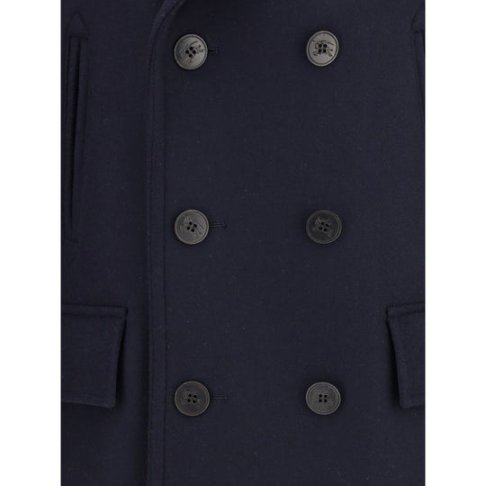 Burberry Erbsenmantel aus Wolle