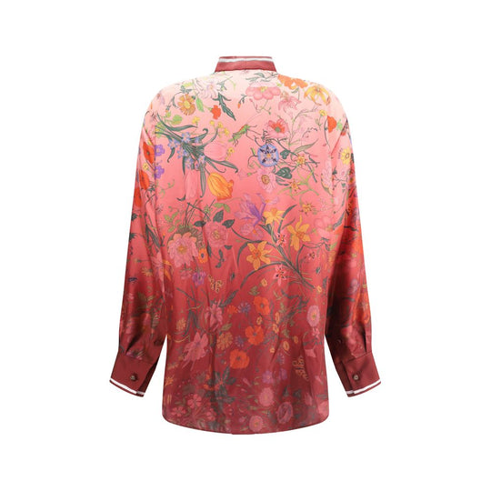 Gucci Seidenblumenhemd