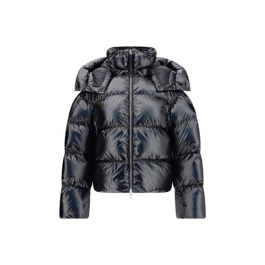MONCLER x EDWARD ENNINFUL Die Lothar Short Down Jacket mit Kapuze von Moncler x EE72 by Edward Enninful