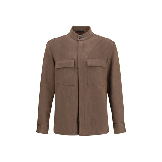 ZEGNA Ovs-Overhemd aus Wolle