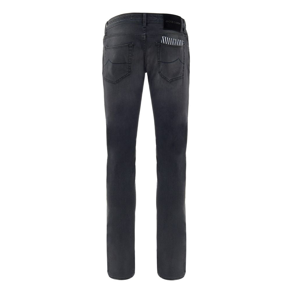 Jacob Cohen Schwarze Baumwoll-Skinny-Jeans