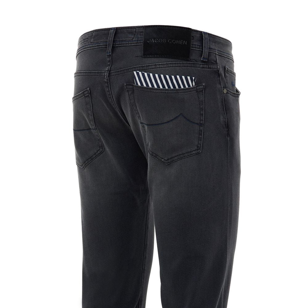 Jacob Cohen Schwarze Baumwoll-Skinny-Jeans