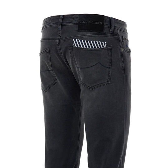 Jacob Cohen Schwarze Baumwoll-Skinny-Jeans