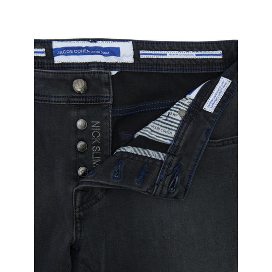 Jacob Cohen Schwarze Baumwoll-Skinny-Jeans