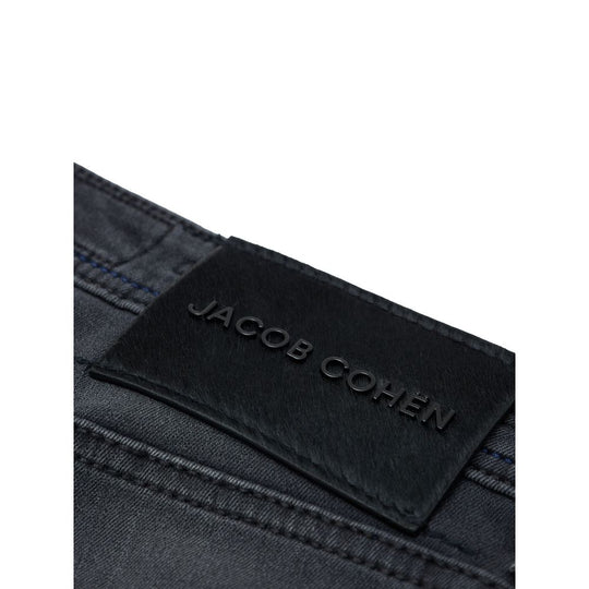 Jacob Cohen Schwarze Baumwoll-Skinny-Jeans