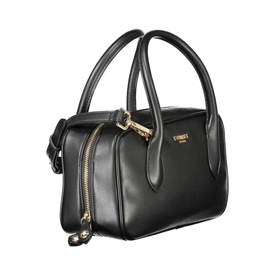 Twinset Schwarz Polyethylen Frauen Handtasche