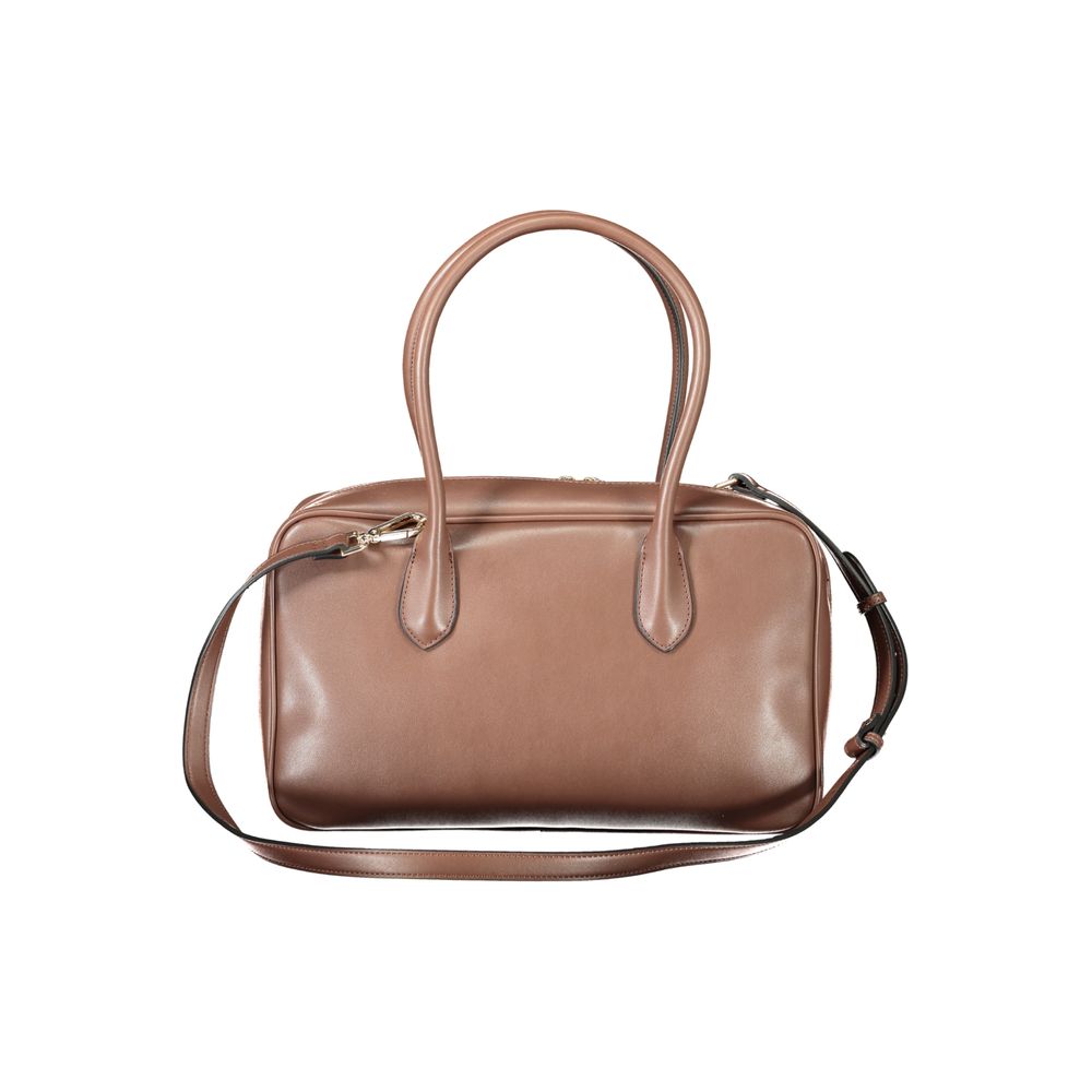 Twinset Braun Polyethylen Frauen Handtasche
