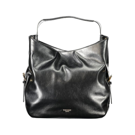 Twinset Schwarz Polyethylen Frauen Hobo Tasche
