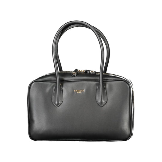 Twinset Schwarz Polyethylen Frauen Handtasche