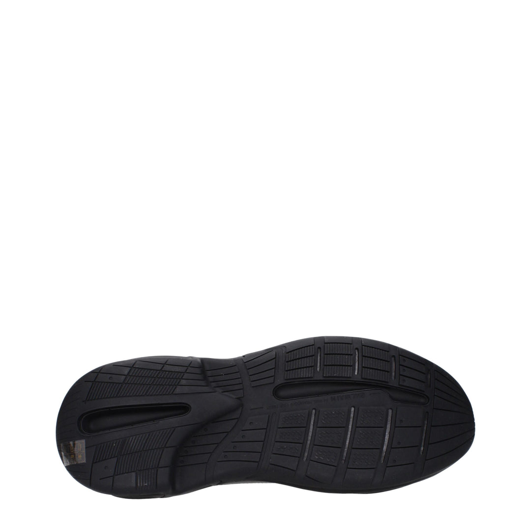 Balmain Schwarzes Leder Sportliche Turnschuhe