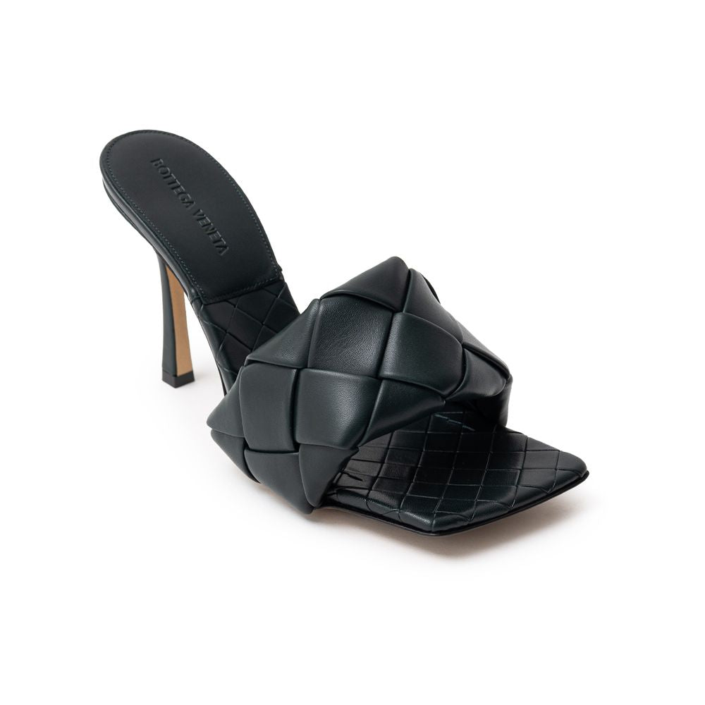 Bottega Veneta Grüne Leder-Sandale
