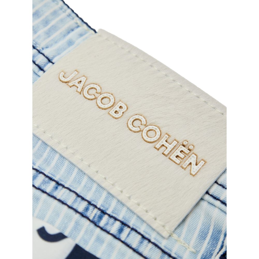 Jacob Cohen Blaue Baumwoll-Skinny-Jeans