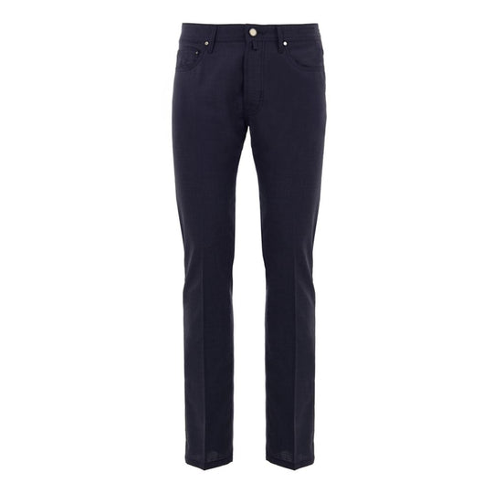 Jacob Cohen Blaue Wollhose