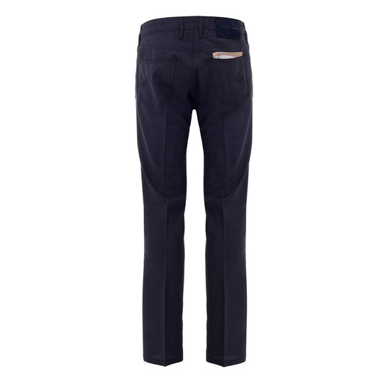 Jacob Cohen Blaue Wollhose