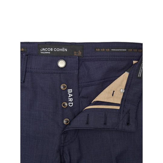 Jacob Cohen Blaue Wollhose