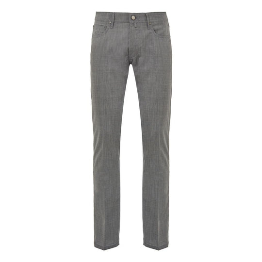 Jacob Cohen Graue Wollhose