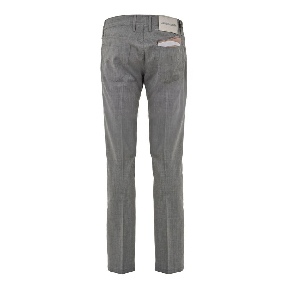 Jacob Cohen Graue Wollhose