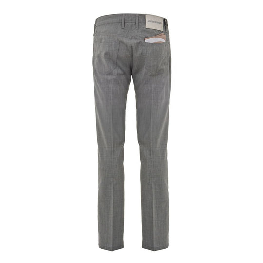 Jacob Cohen Graue Wollhose
