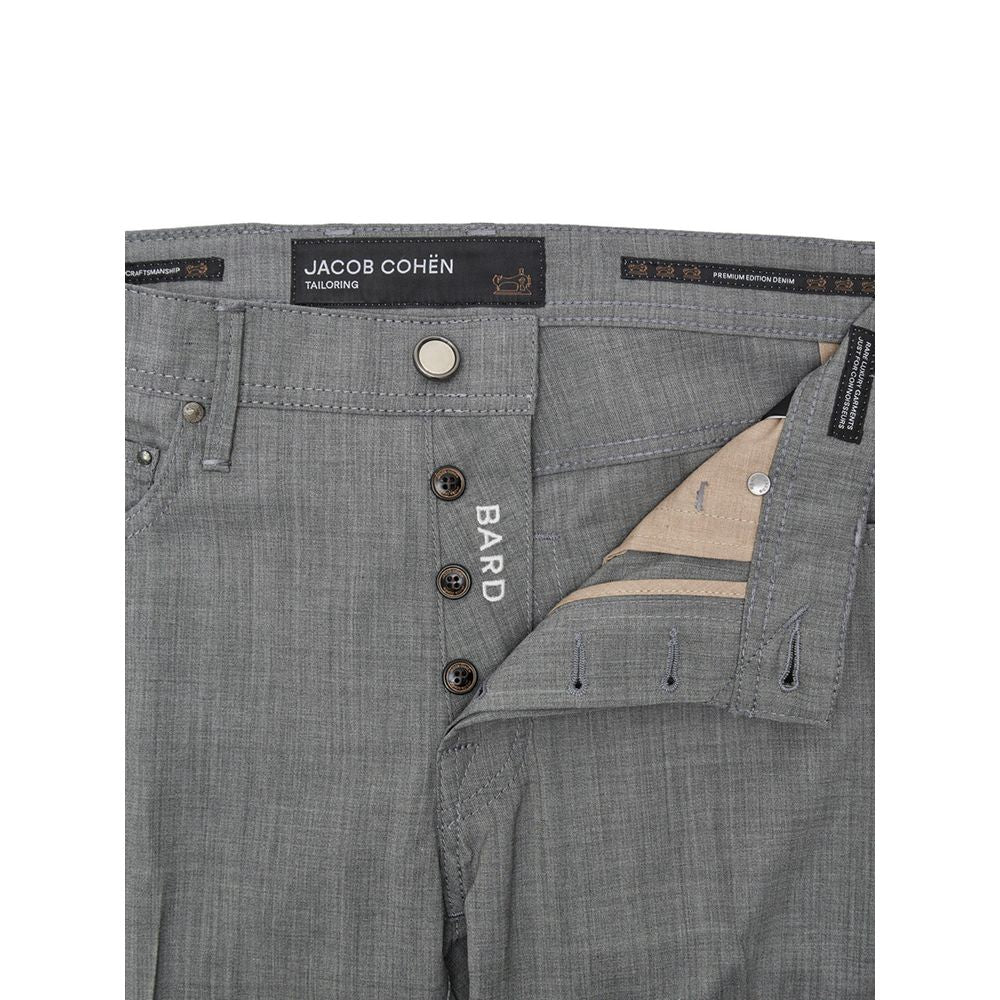 Jacob Cohen Graue Wollhose