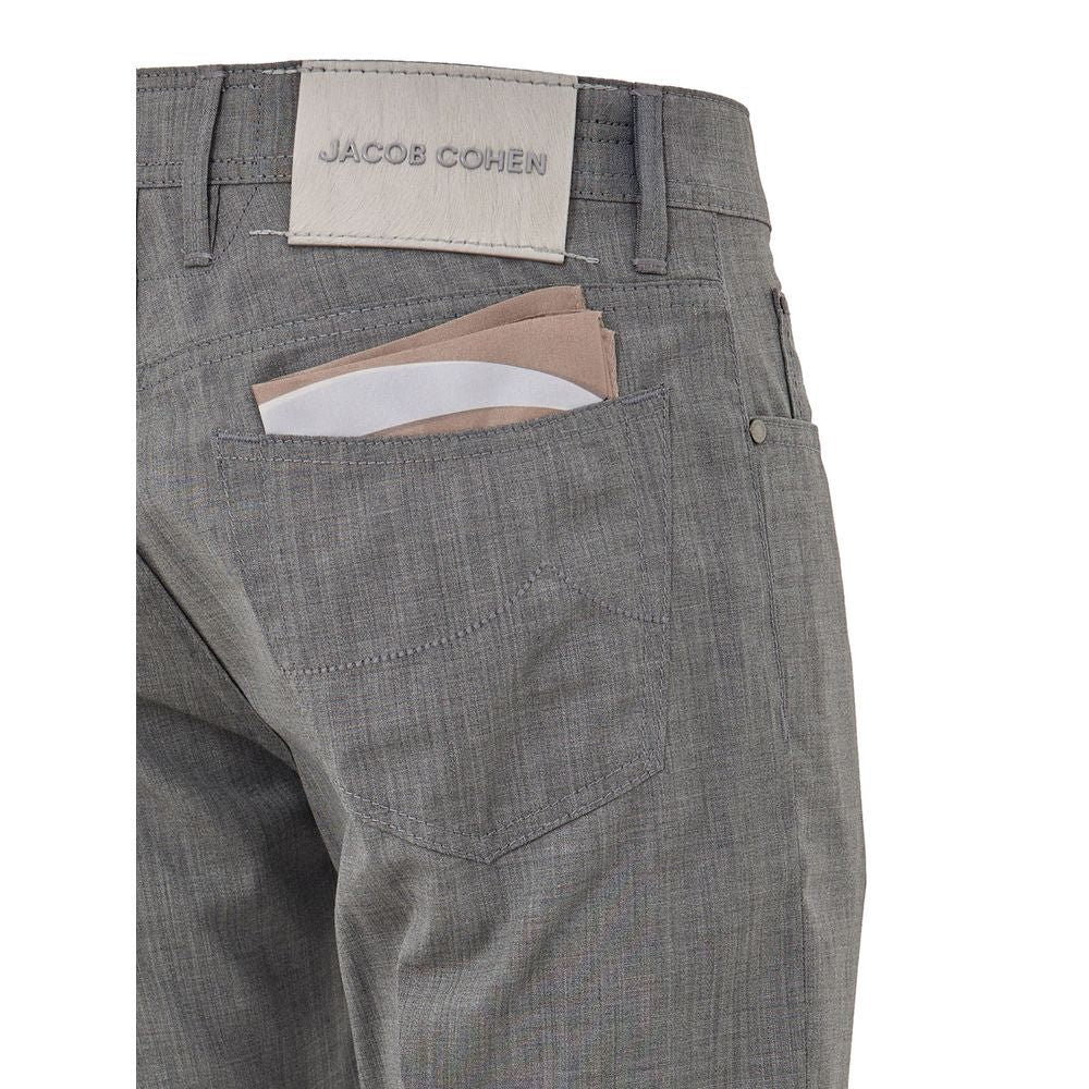 Jacob Cohen Graue Wollhose