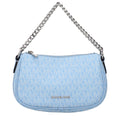 Michael Kors Hellblaue Stoffhandtasche