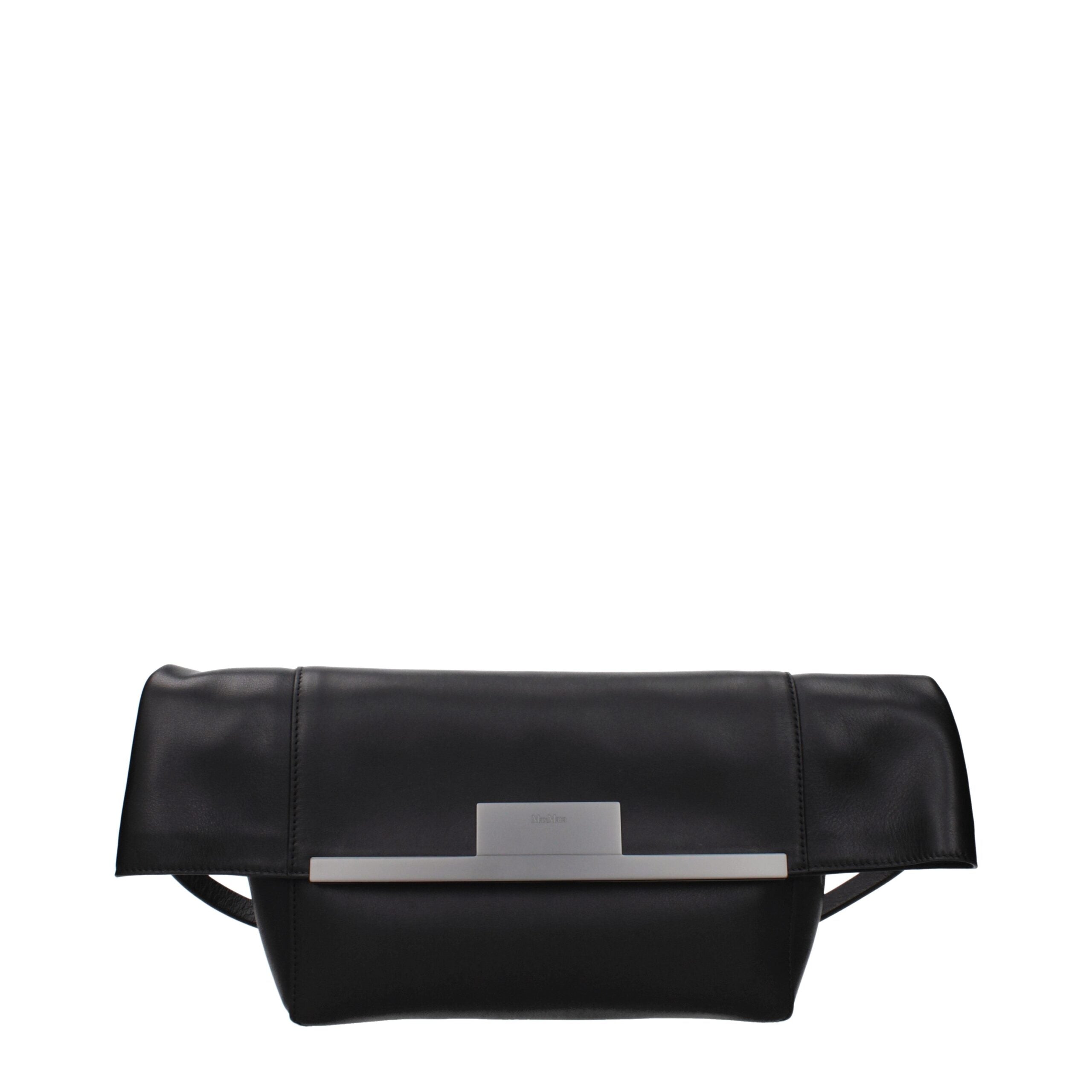 Max Mara Schwarze Ledertasche