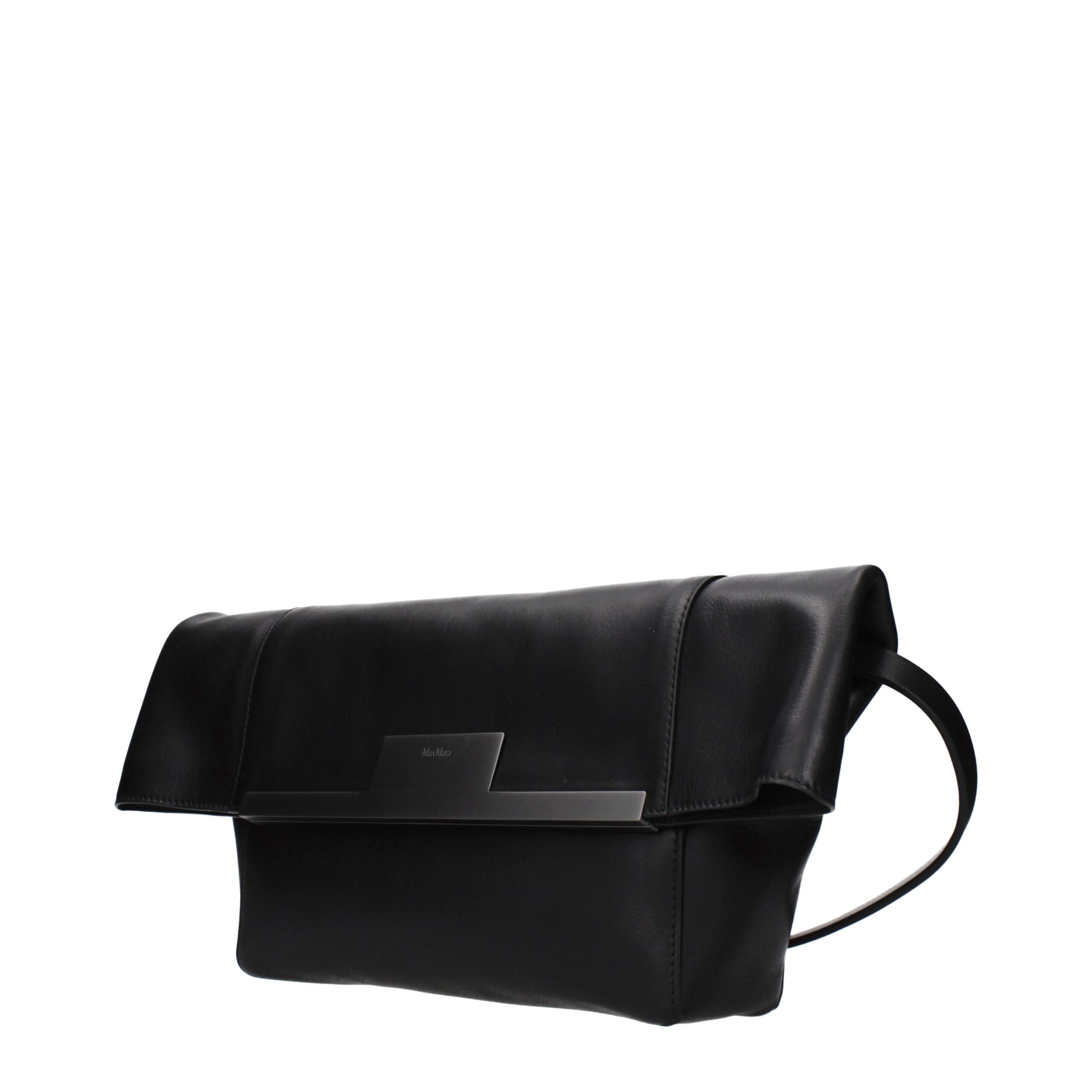 Max Mara Schwarze Ledertasche